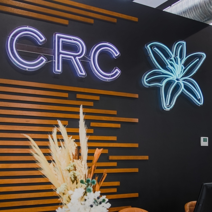 Beauty salon logo sign by Custom Neon® @cosmeticrefinementclinic