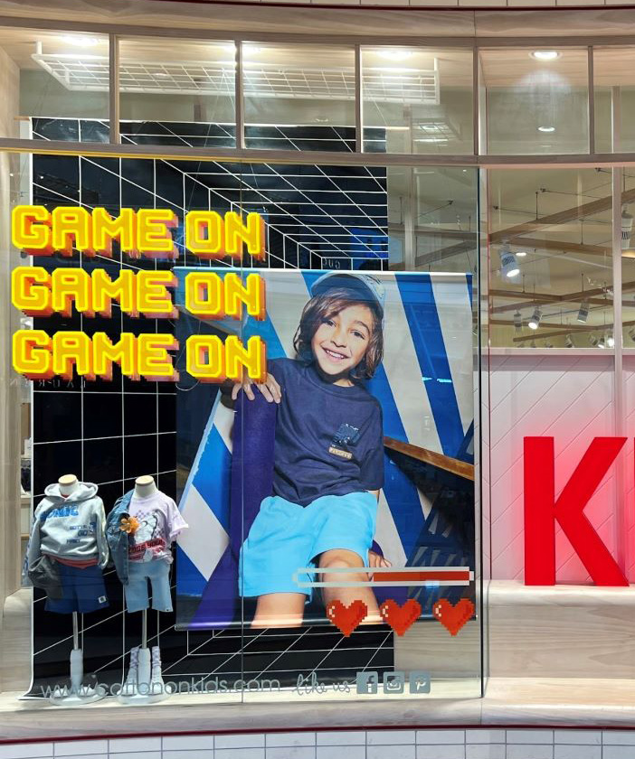 Custom Neon&reg; animated window sign @cottononkids