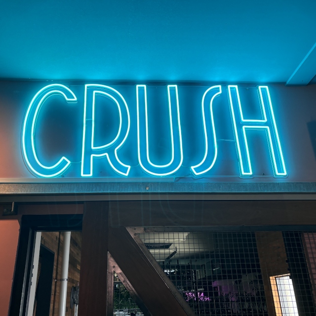 Blue Custom Neon® name sign for @piratelifeperth