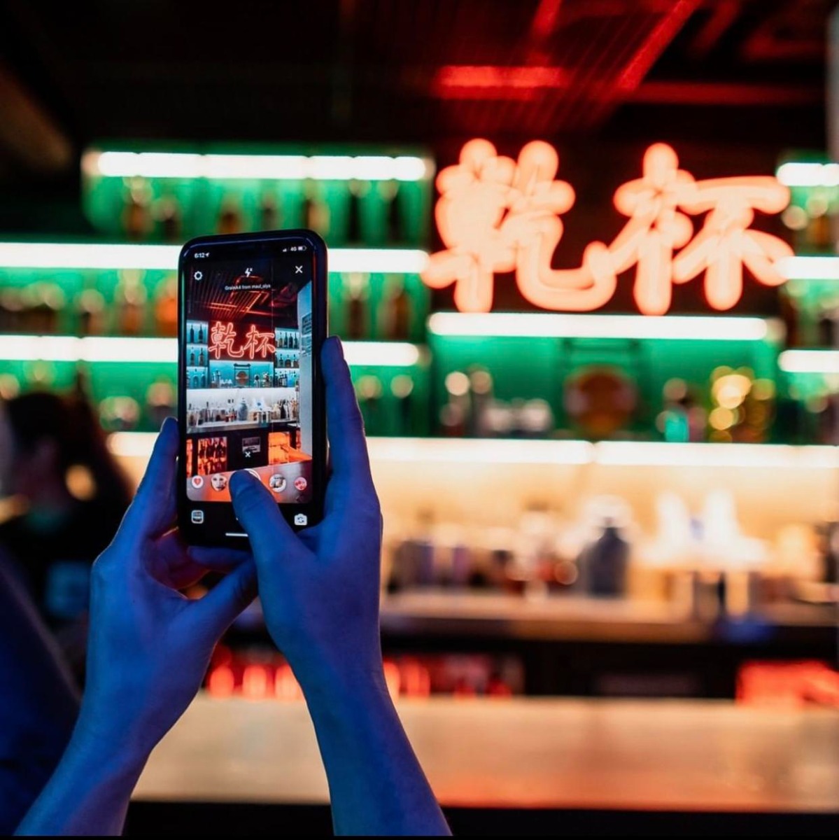 Red Chinese character neon sign by Custom Neon® for @linglingsbne