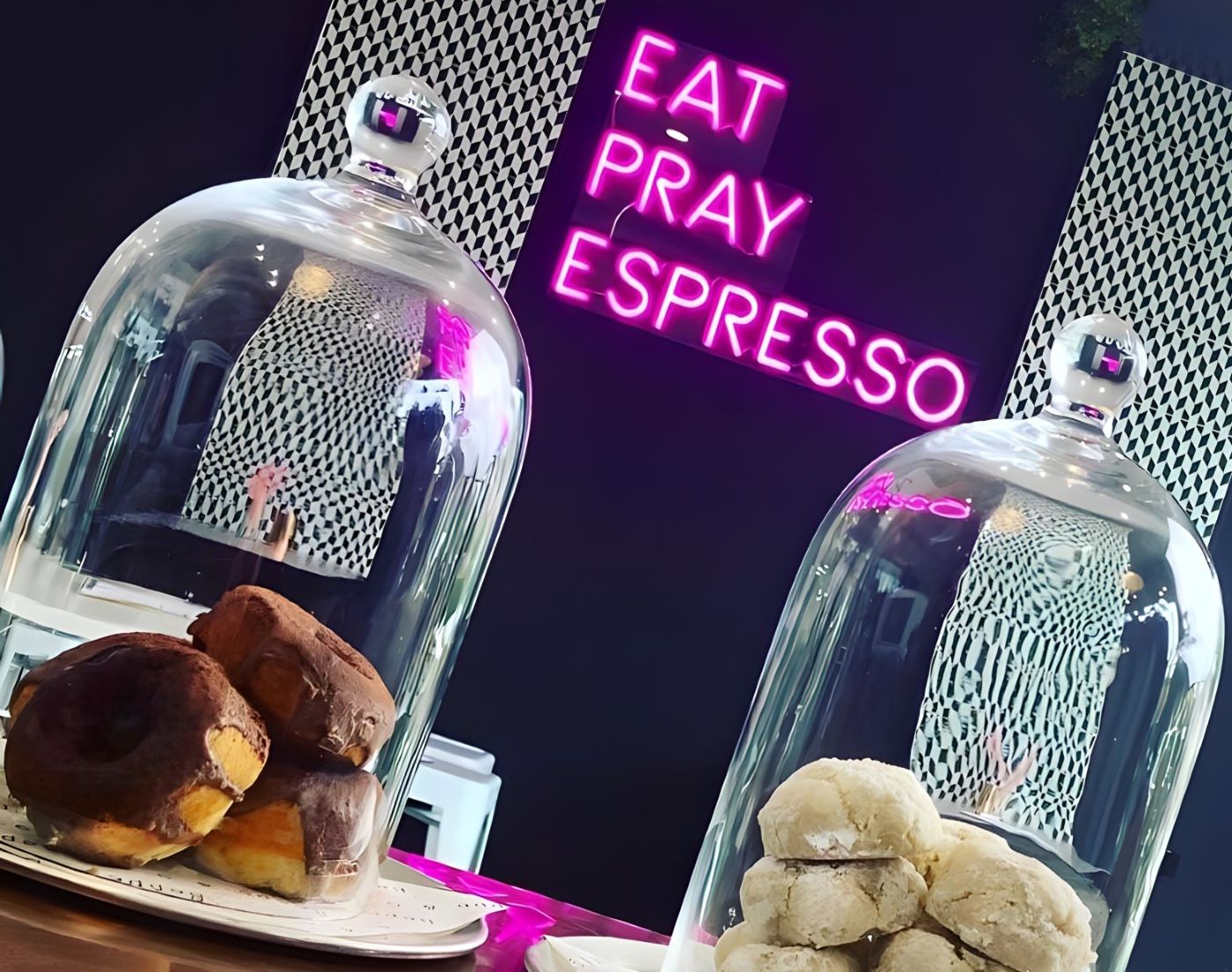 Eat Pray Espresso pink Custom Neon® sign  @beppe_and_gs