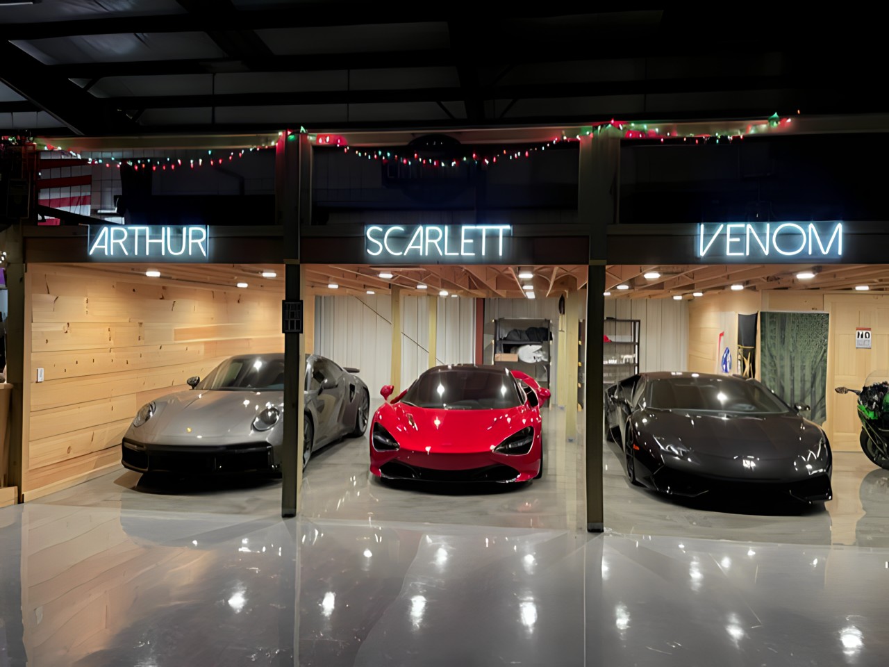 Custom Neon® garage signs - personalised car name signs @karencraig