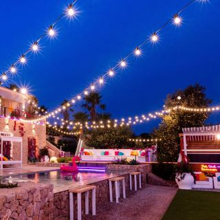 Custom Neon® outdoor pool signs @loveislandau