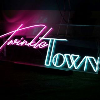 Festival light up sign@twinkletownvic by Custom Neon®
