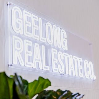 Custom Neon® business sign on clear rectangular acrylic @ricky_forte