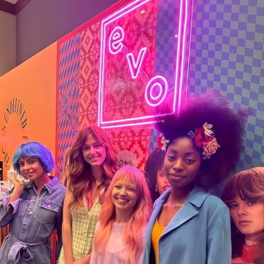 Custom Neon® trade show light up sign @evohair @thebtcshow