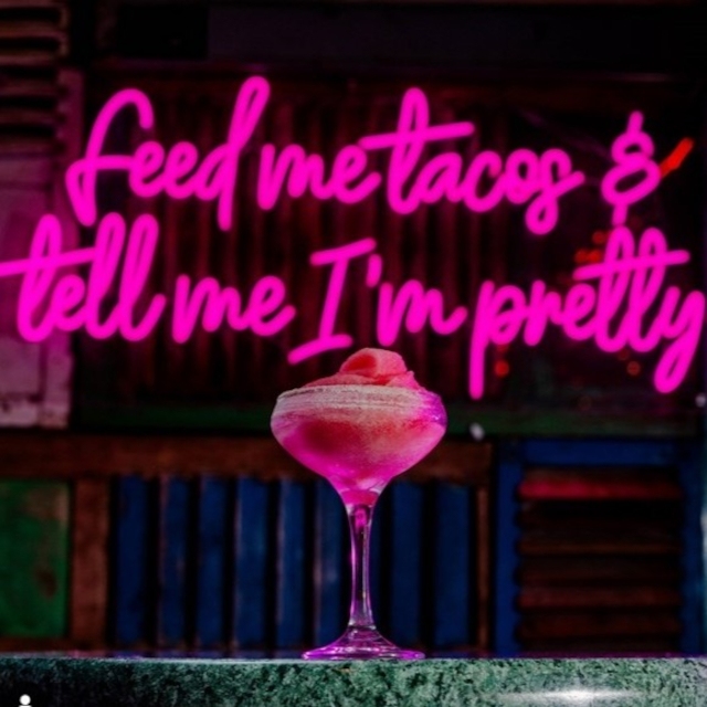 Pink Custom Neon® quote sign @cabillitosperth