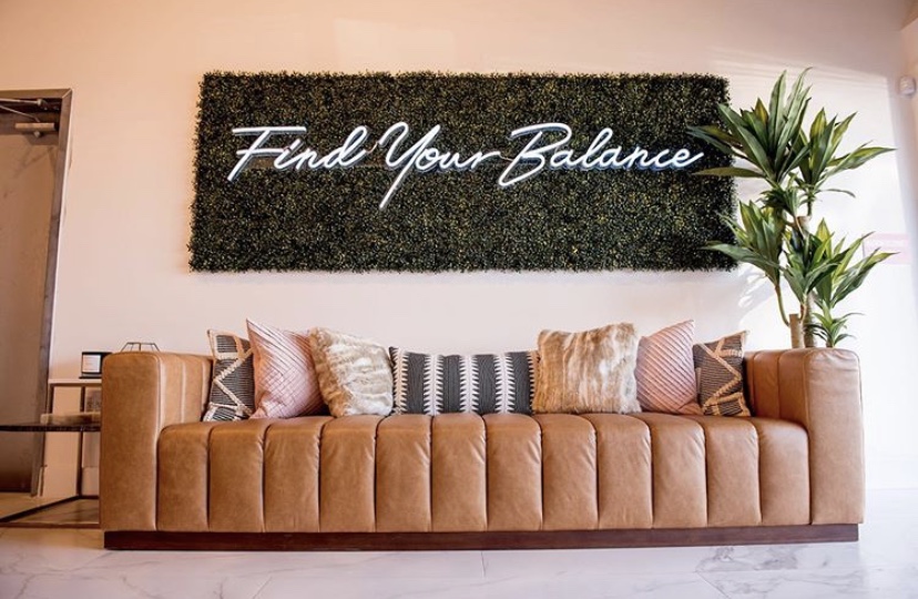 Find Your Balance Custom Neon&reg; sign @sensory.fitness