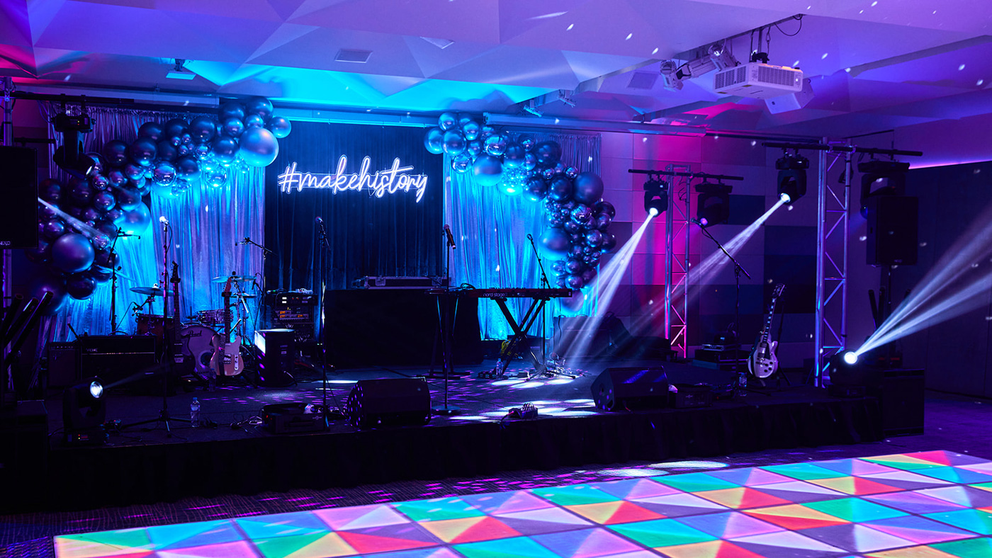 Custom Neon&reg; hashtag sign @pminstitute @seekeragency