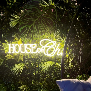 Custom Neon® waterproof garden sign @houseofchi