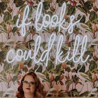 Custom Neon® hair salon quote sign @dollsandsailors