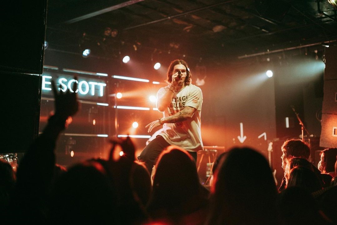 Custom Neon® personalized stage sign @jakescottmusic