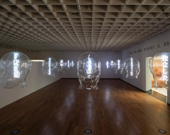 Custom Neon&reg; colour changing signs in art display by jefre_artist as seen at @orlandomuseumofart