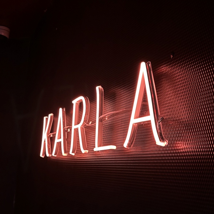 Custom Neon® LED neon Karla logo @karlarestaurantperth @stories.au