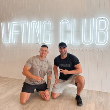 Lifting Club large white Custom Neon® wall sign @ryderweargym