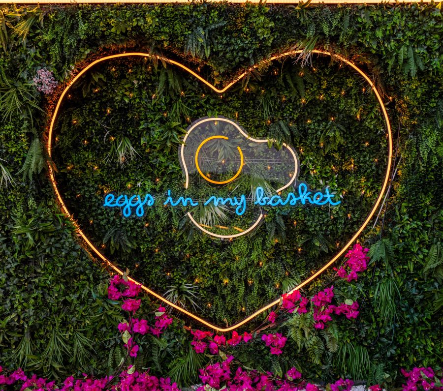 Eggs in my basket Custom Neon® sign in Love Island Australia Season 4