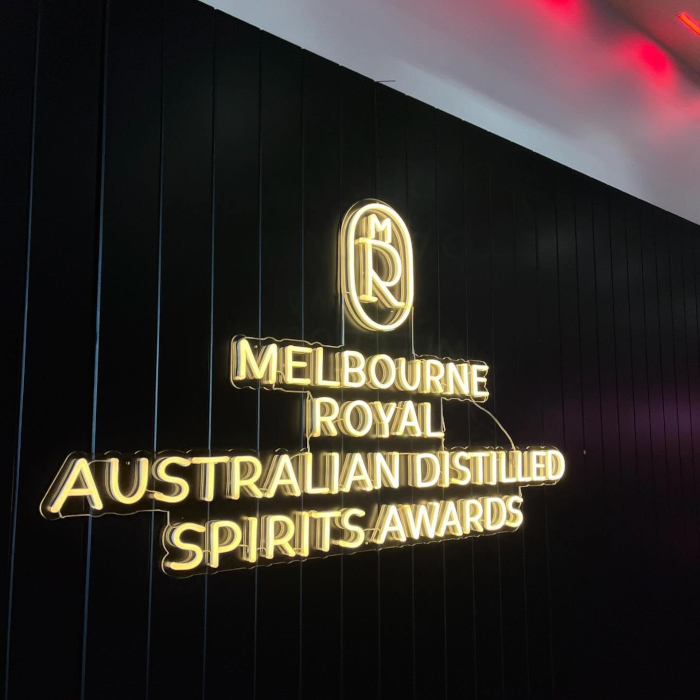 Warm white Custom Neon® sign for Melbourne event @melbourneroyal