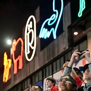 Custom Neon® giant event sign for The Melbourne Royal Show