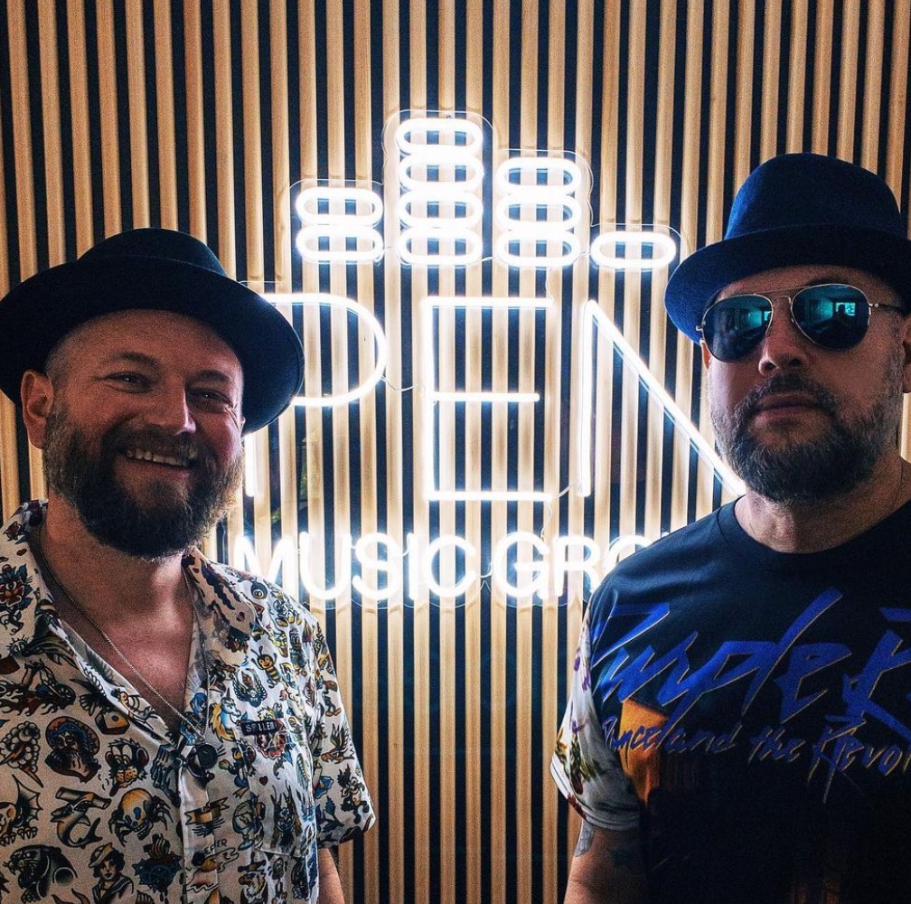 Custom Neon® white logo @penmusicgroup