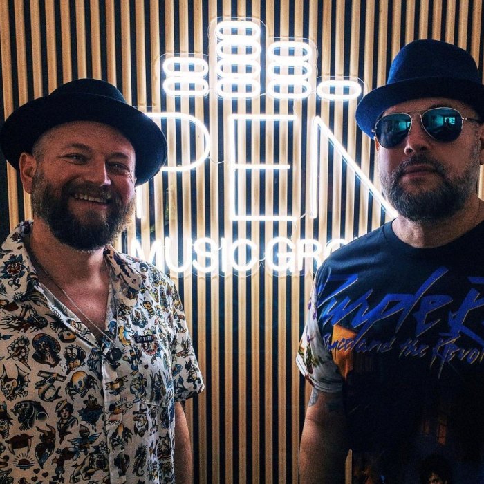 Custom Neon® logo for @penmusicgroup