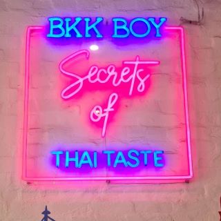 Restaurant logo @bkkboy.thai.street.kitchen made by Custom Neon®