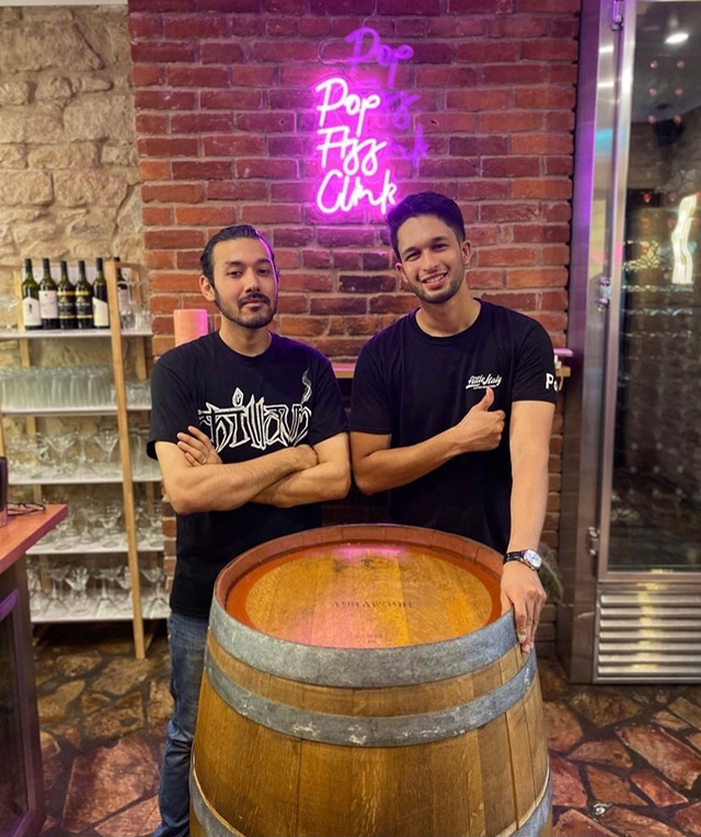 Pop Fizz Clink pink Custom Neon® sign @down_thelane