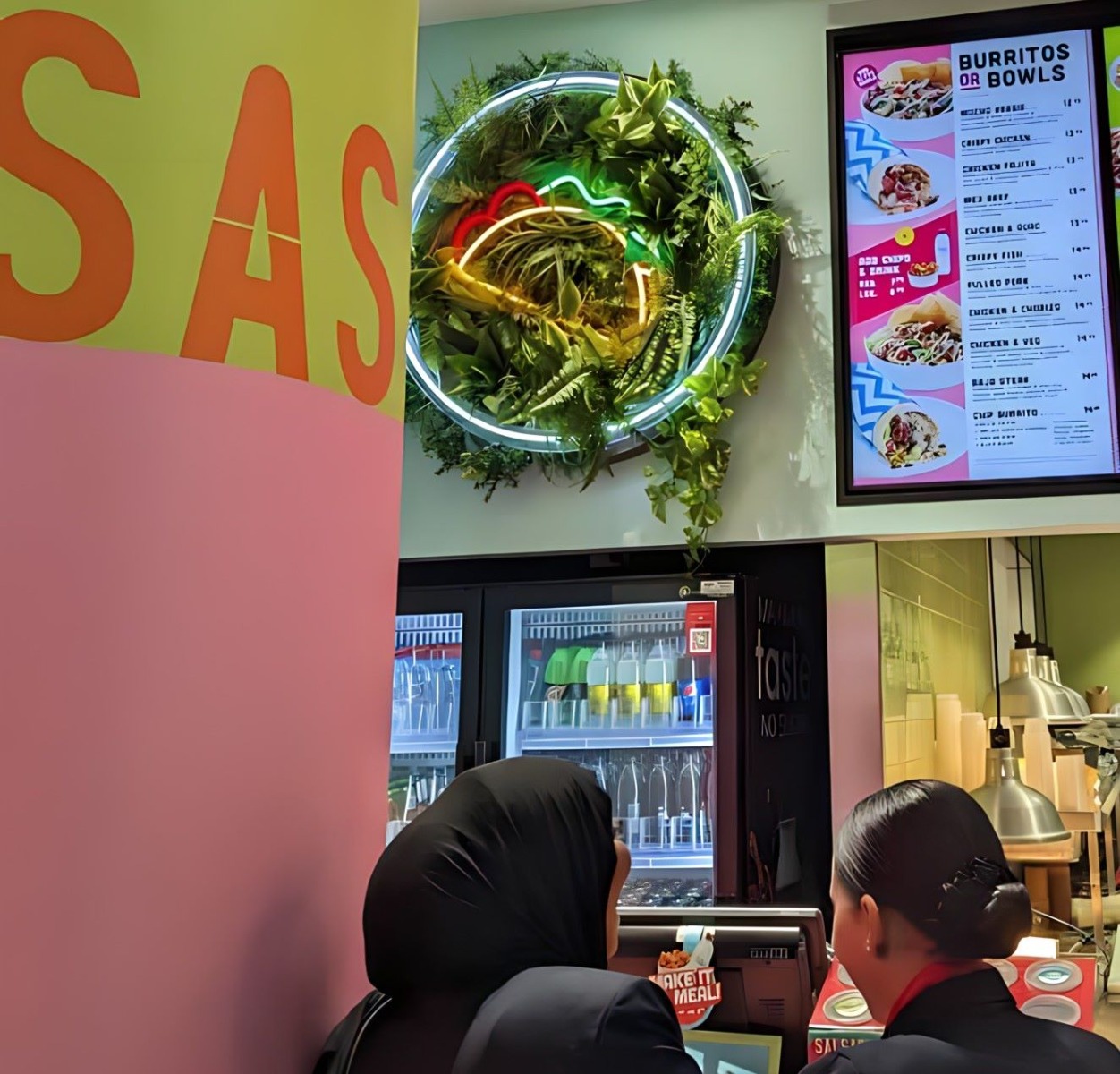 Custom Neon® artwork for Mexican fast food retailer  @salsasfreshmex