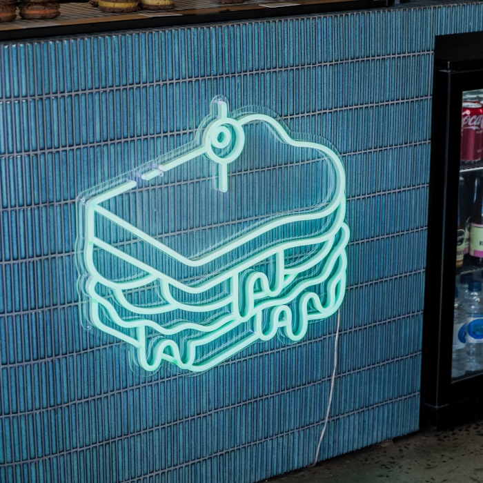 Mint Green Custom Neon® Sanwich @toastygeelong