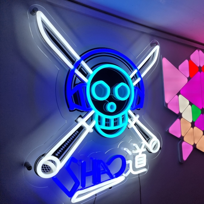 Custom Neon® recording artist logo @shaodowmusic