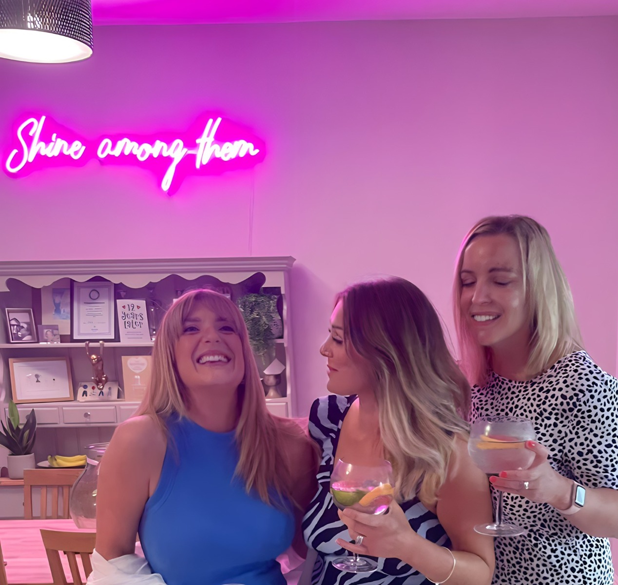 Shine Among Them pink Custom Neon® sign @janelleperry