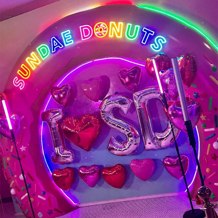 Custom Neon® Sundae Donuts