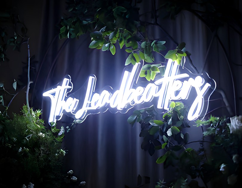 Custom Neon® last name wedding sign