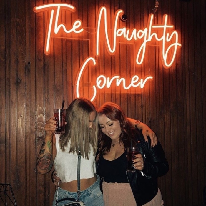 Orange LED neon quote sign by Custom Neon® @oldsynagogue