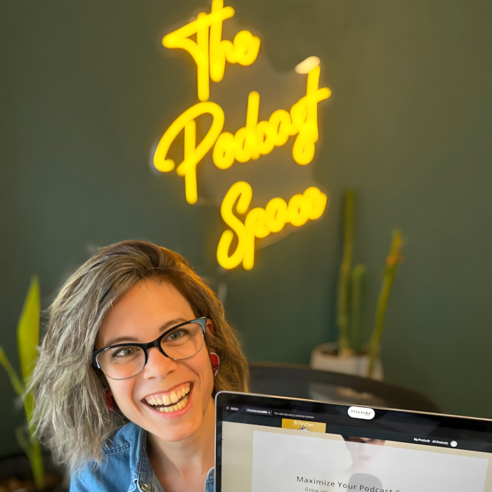 Custom Neon® yellow podcast sign @thepodcastspace