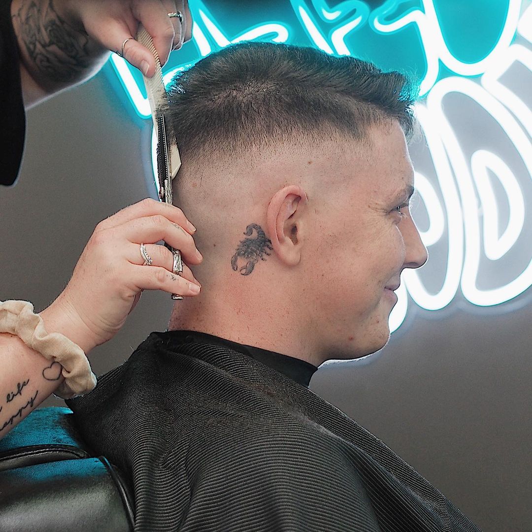 Custom Neon® wall art in The Resident Barber