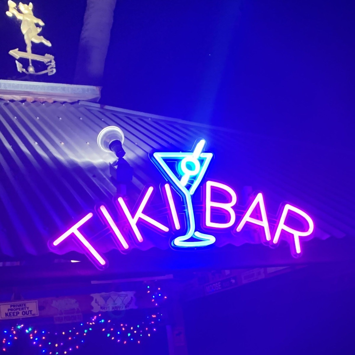 Custom Neon® outdoor Tiki Bar sign @barbaradrndak