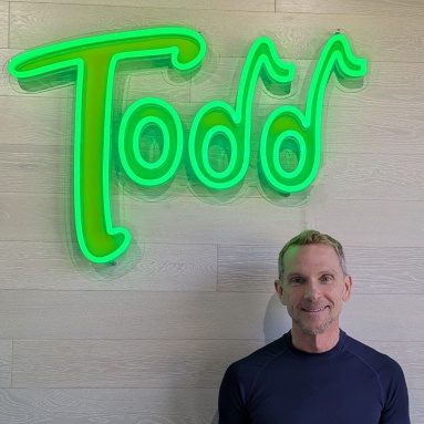 Custom Neon® green logo @toddpilates