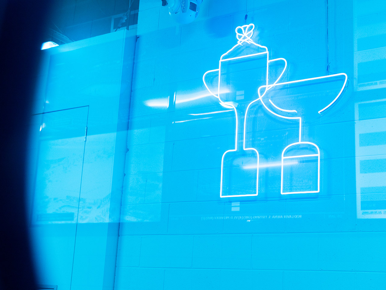 Custom Neon® Trophies sign for tennis.com.au @australianopen