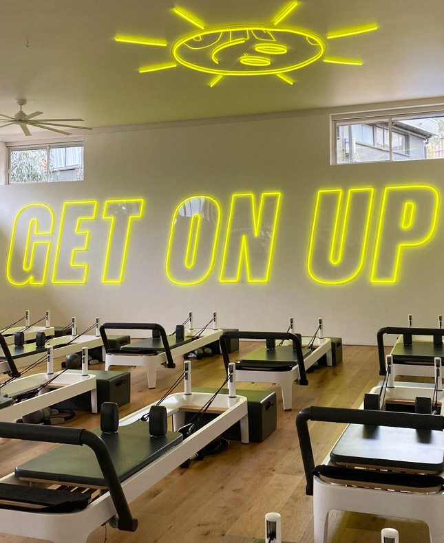 Get On Up & smiling sun Custom Neon&reg; signs @upstate_studios