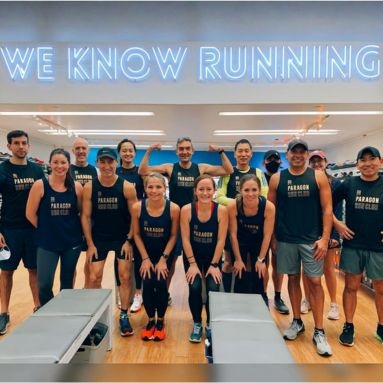 Large white Custom Neon® salon sign in Barcelona font @simplesweetbeauty