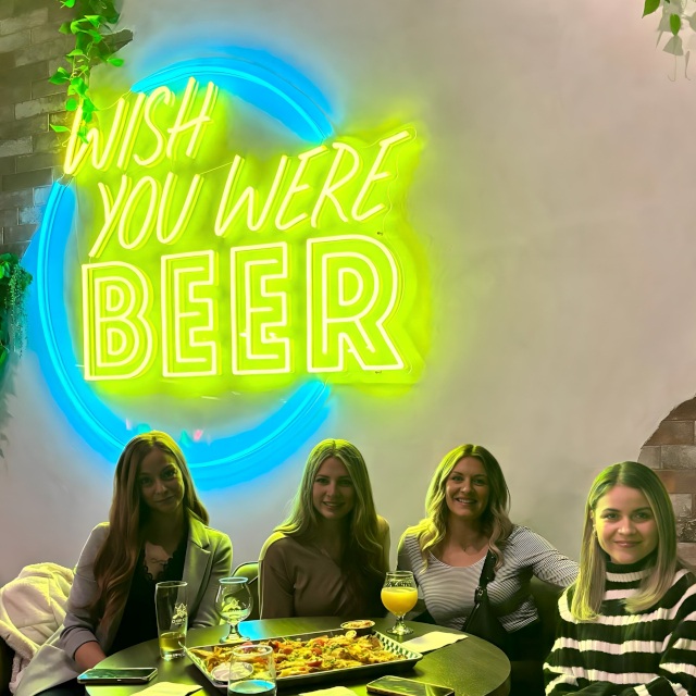 Large Wish You Were Beer Custom Neon® sign @hol_hud