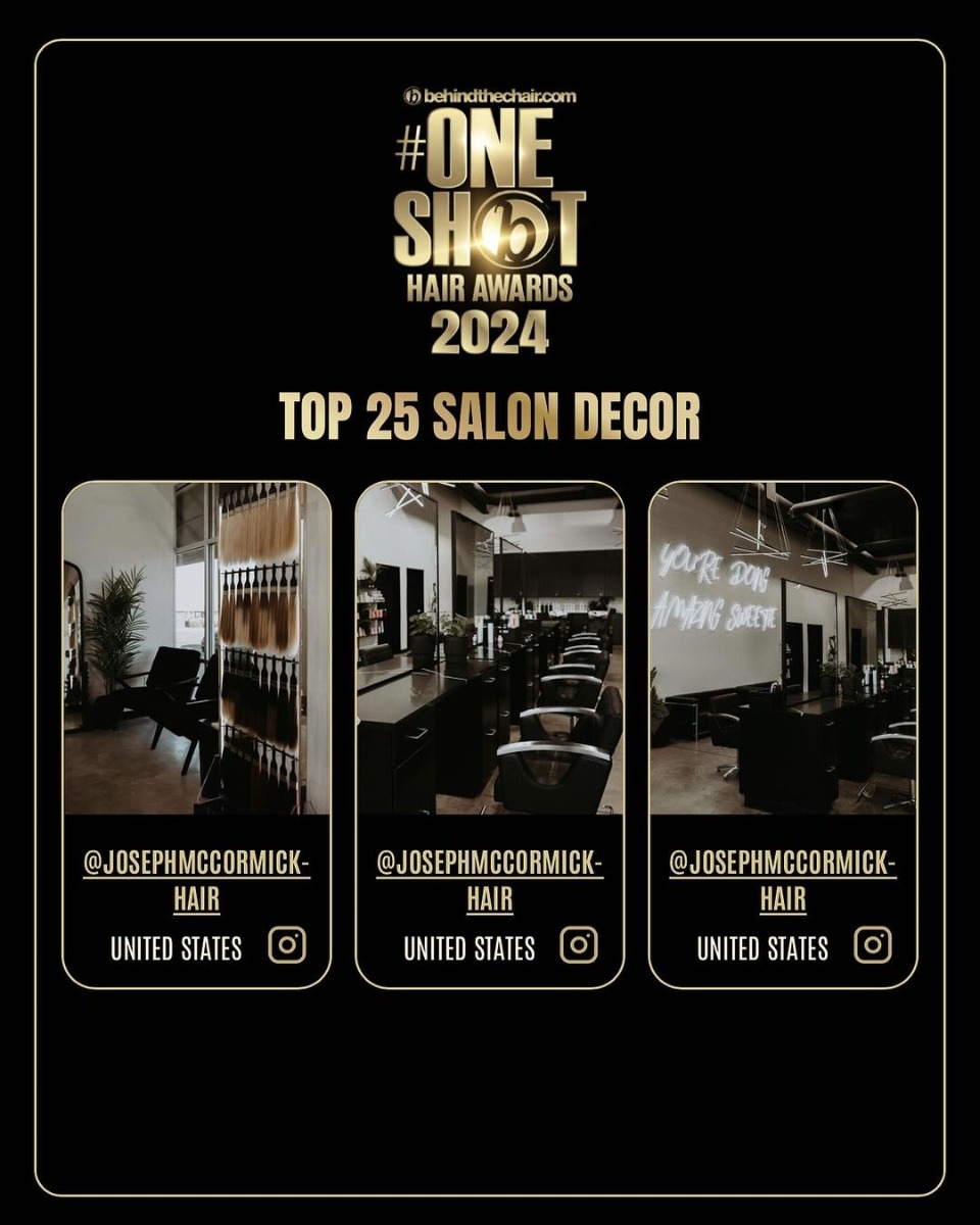 Custom Neon® white sign @josephmccormickhair @josephthesalon